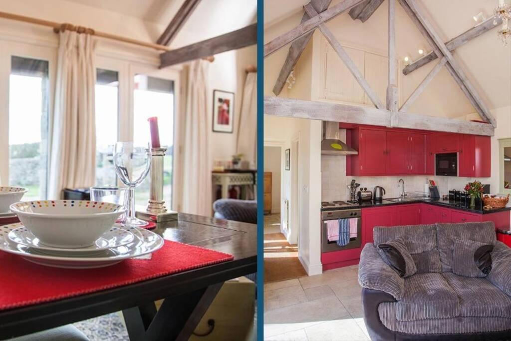 Secluded Romantic Cotswolds Barn - Sleeps 2 To 4 - Near Cirencester - Dog Friendly Villa Kemble Buitenkant foto